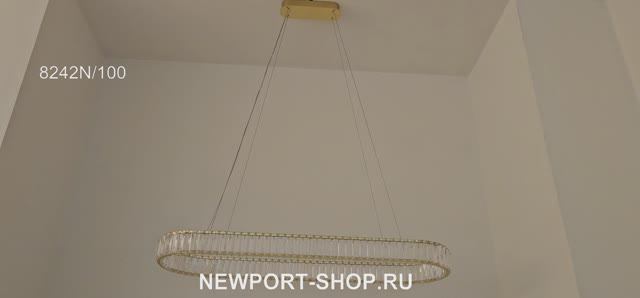 Люстра Newport 8242N/100 Oval Mat.gold