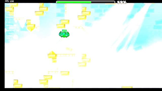 Демон WHAT IS IT с музыкой Djjaner в Geometry Dash.