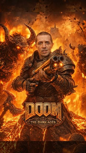 По мотивам игры Doom The Dark Ages.Сгенерировано ии