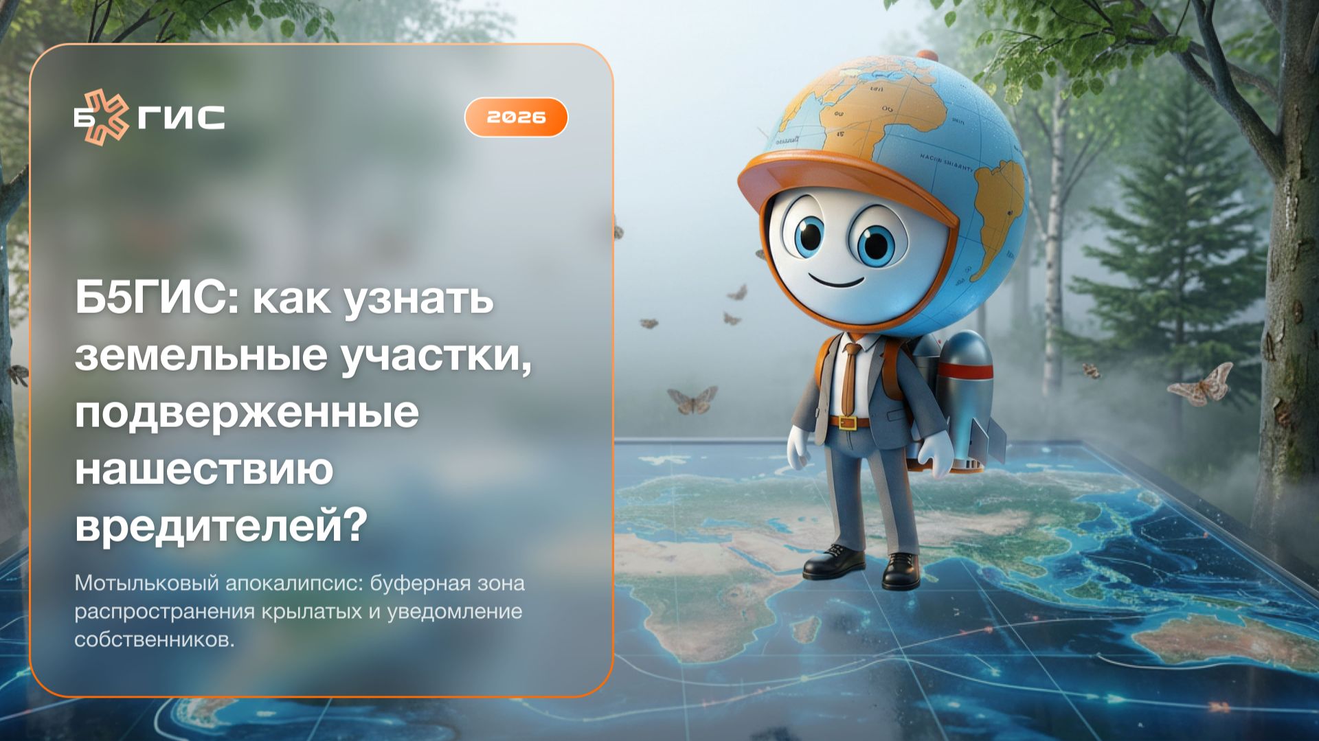 Б5ГИС: как узнать земельные участки, подверженные нашествию вредителей? (Б5Групп)