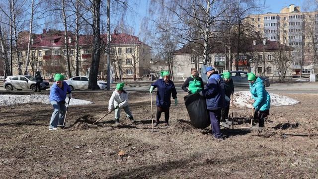 Уборка центральных улиц города