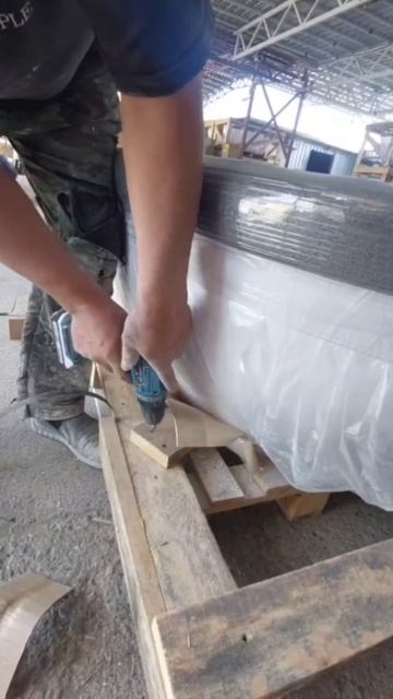 Распаковка ванны Aqua De Marco Анджело