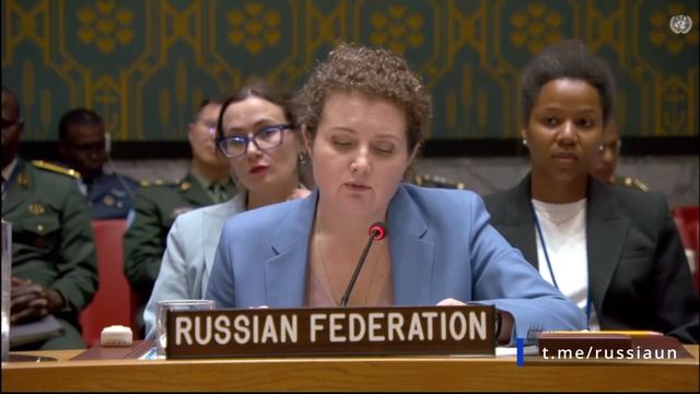 🇷🇺🇺🇳Выступление заместителя Постоянного представителя А.М.Евстигнеевой