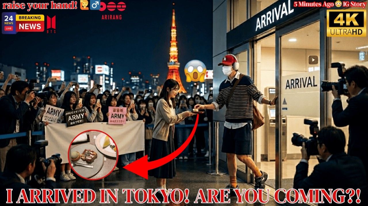 Тэхён выложил в инсте: «Я в Токио. А вы где? Приходите!» Арми уже собрались вокруг