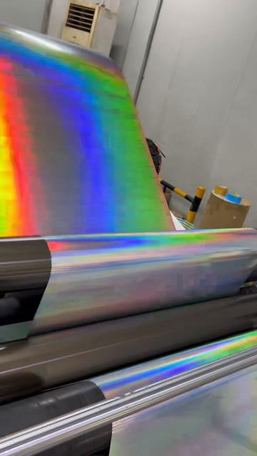 0407metal Paper Box Holographic Paper Metalic Metallized Package Box Paper 2921