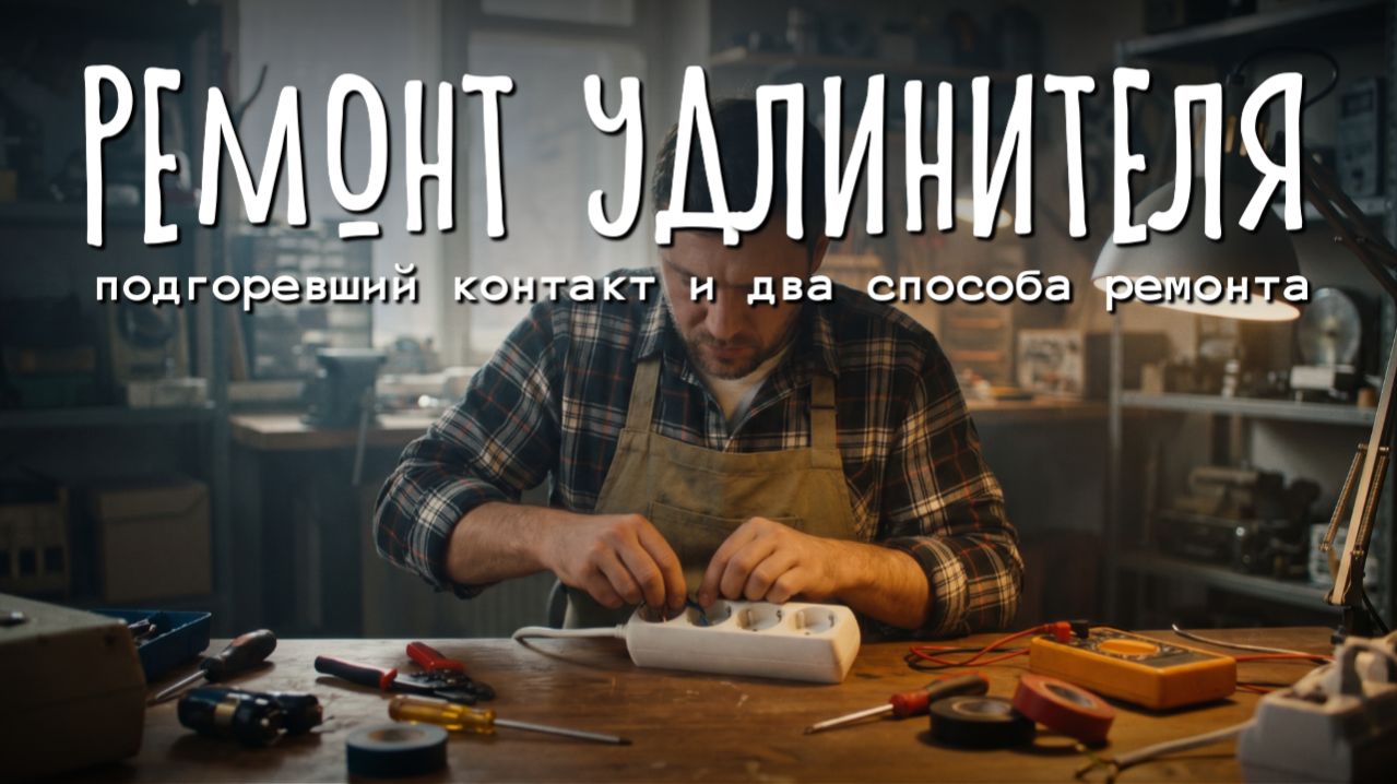 Не работает розетка-удлинитель с кнопкой: подгоревший контакт и два способа ремонта 🛠️