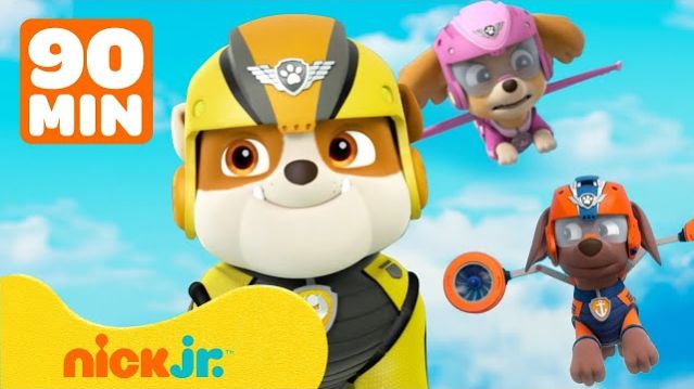 Щенячий патруль  Щенячий патруль Воздушные и космические миссии Руббла! 🚀🛩️