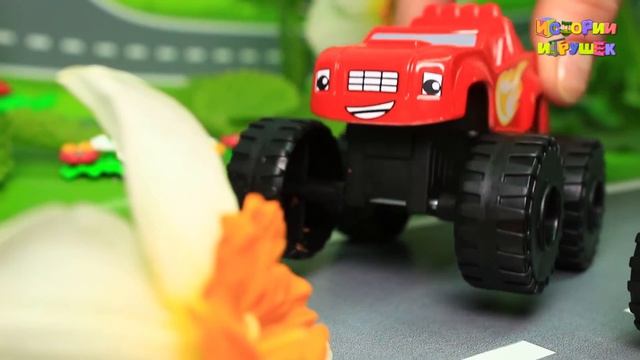 Видео для детей - Игрушки Вспыш и чудо машинки в видео для детей Чихательная простуда!