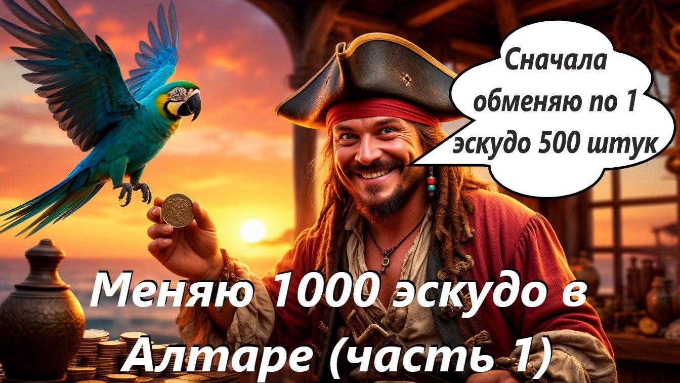 World Of Sea Battle Меняю 1000 эскудо в Алтаре на марки, черепа и прочее...(часть 1)