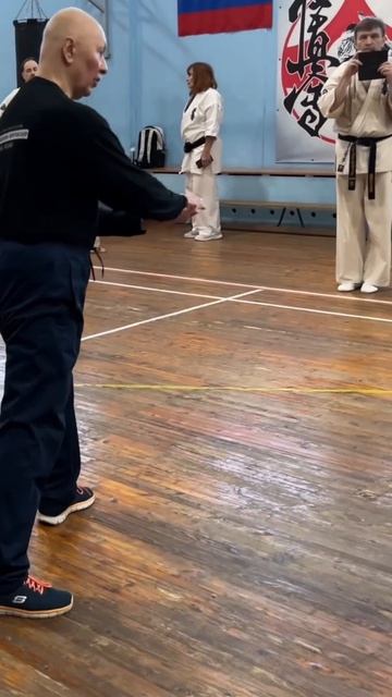 Кёкусинкай / Тайкёку соно ни / Упирание Тюсоку на шаге / Сихан Фомин В.П. (14.03.26) #55