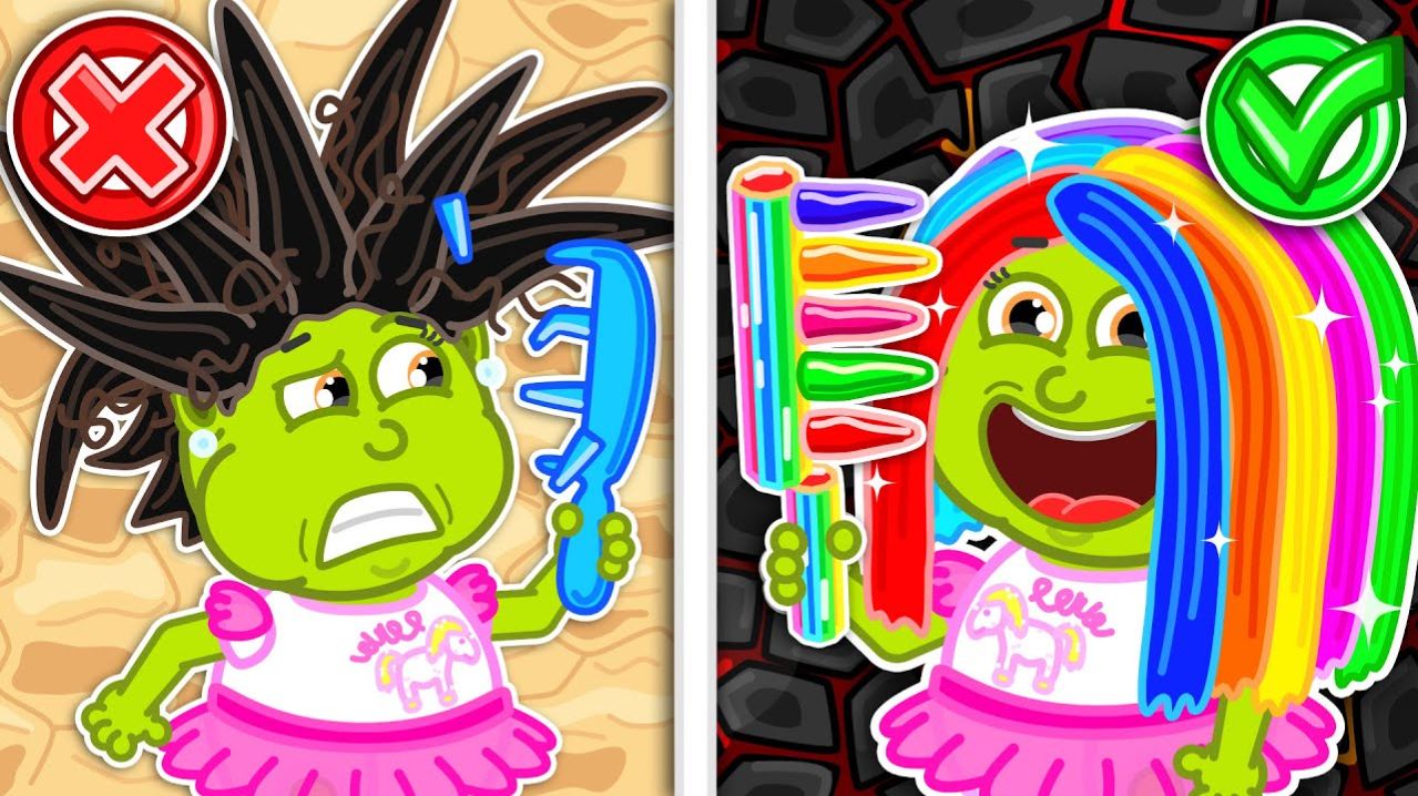 Маша и Леопольд. Цветные волосы и расчёска  - Мультик для детей