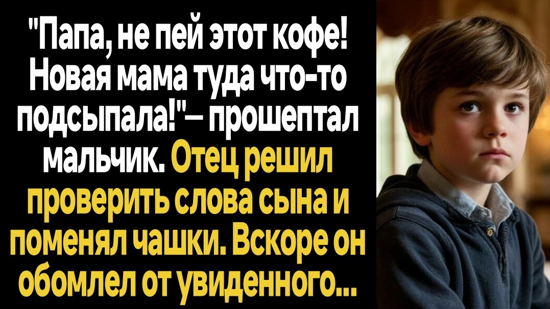 ИСТОРИИ ИЗ ЖИЗНИ/Не пей этот кофе, пап, новая мама в него что-то подсыпала