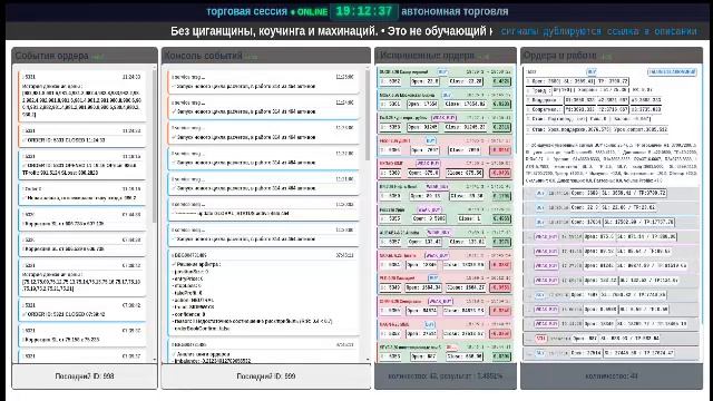 🛑💻 Разрабатываю систему автоматизированной торговли ценными бумагами. Работа в реальном времени.