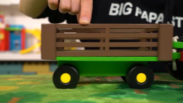 🚜 ТАРК трактор и новый соперник 🛻Красный трактор 🛖 Поиграем в машинки