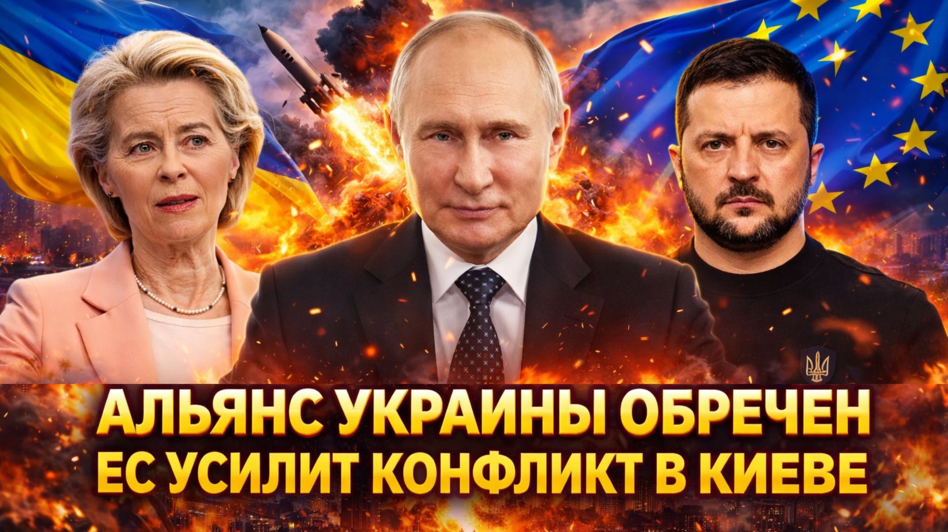 Европа усилит конфликт на Украине// Зеленскому всё мало он не остановится! Путин начинает!