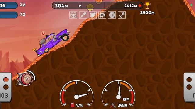 И опять гоняю в игре Hill Dash Racing 🏎️😂🥳