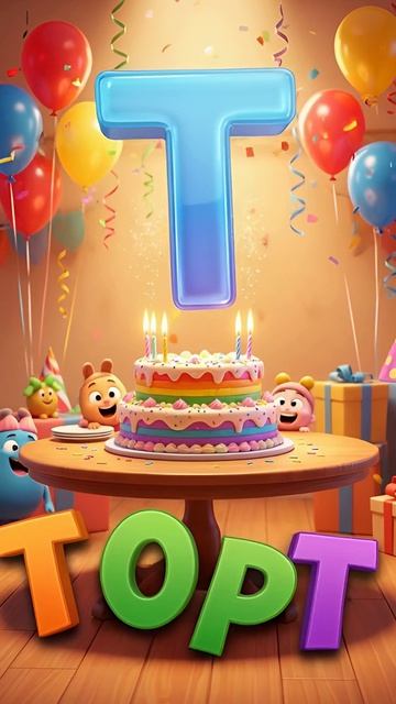 🎂 Буква Т — Торт!