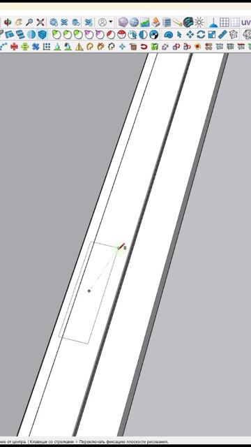 SketchUP - Создание 3D модели оконного блока (Time Lapse)