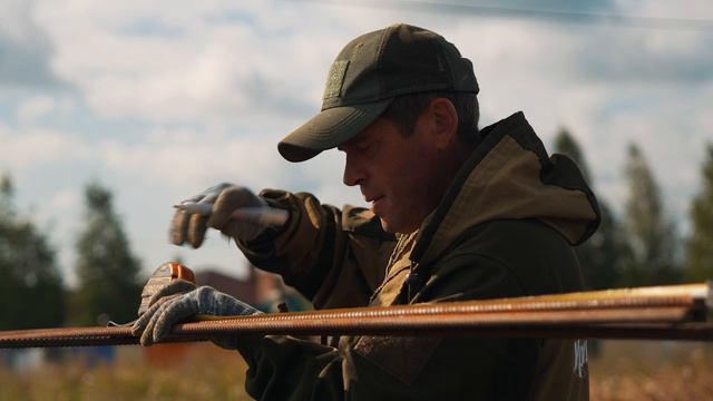 Фундамент. Фундамент свайный ростверк. Поселок Малиновка