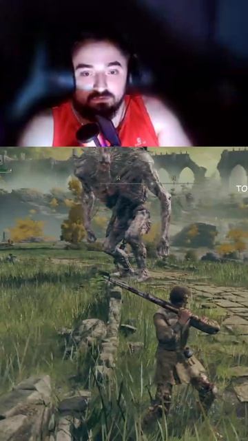 Великан отвязался и отжал лут. Elden Ring #мем #fail #eldenring #gaming