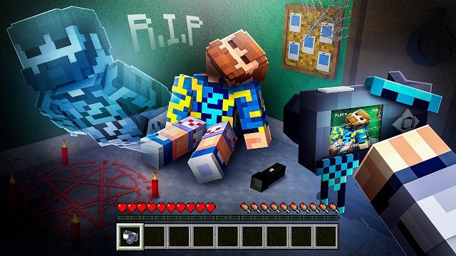 😱 Майнкрафт, но Мы Попали в Дома С ПРИЗРАКАМИ - Фикспоей