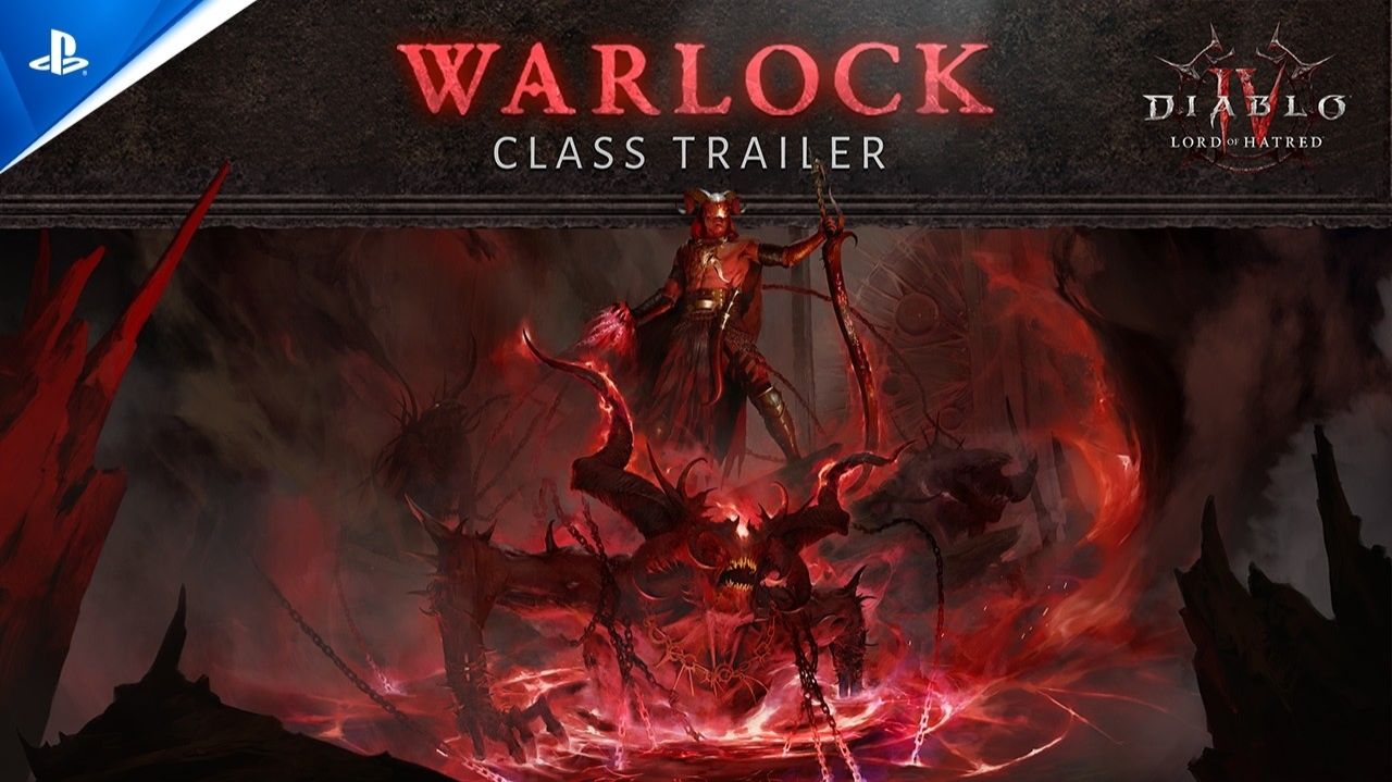 Diablo IV - Lord Of Hatred: Warlock Class Trailer | PS5 & PS4 Games