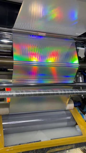 0407metal Paper Box Holographic Paper Metalic Metallized Package Box Paper 2141