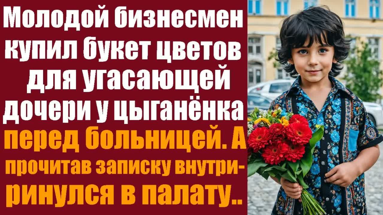 Мелодрама слушать. Аудио рассказы.  Молодой бизнесмен купил букет цветов для угасающей дочери