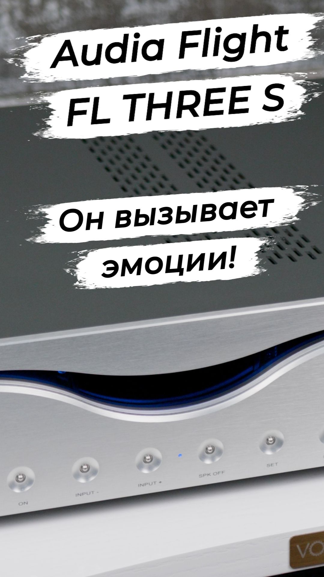 Audia Flight FL Three S - усилитель который вызывает эмоции!