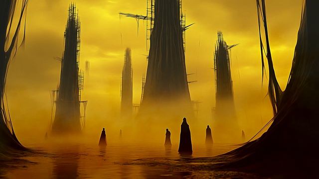 THE SPIRES ｜ Dark Dystopian Ambient ｜ Post-Apocalyptic Soundscape ｜ Ambience, Background-(1080p25)