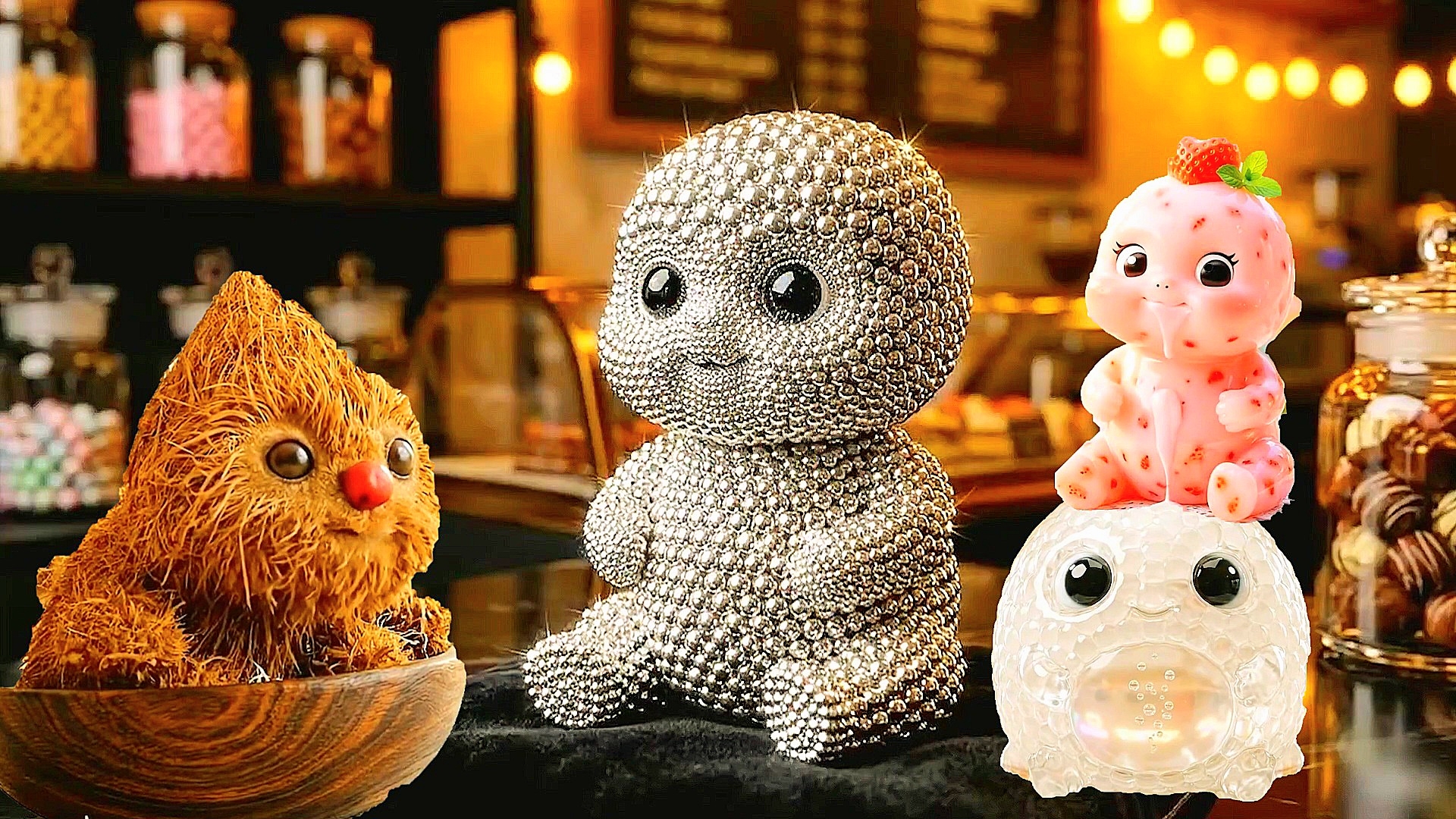 🍎Милые Фруктовые Малыши🍊 едят настоящие фрукты. Необычный Удивительный ИИ ASMR.