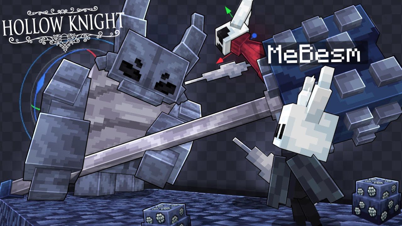 Я добавил Hollow Knight в Minecraft BE
