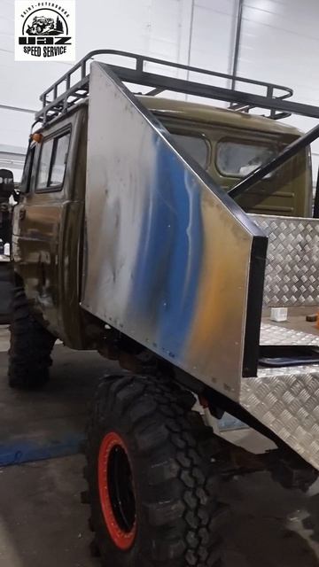 УАЗ Буханка ПОЛБАТОНА - Алюминием обшили, настало время задних фонарей