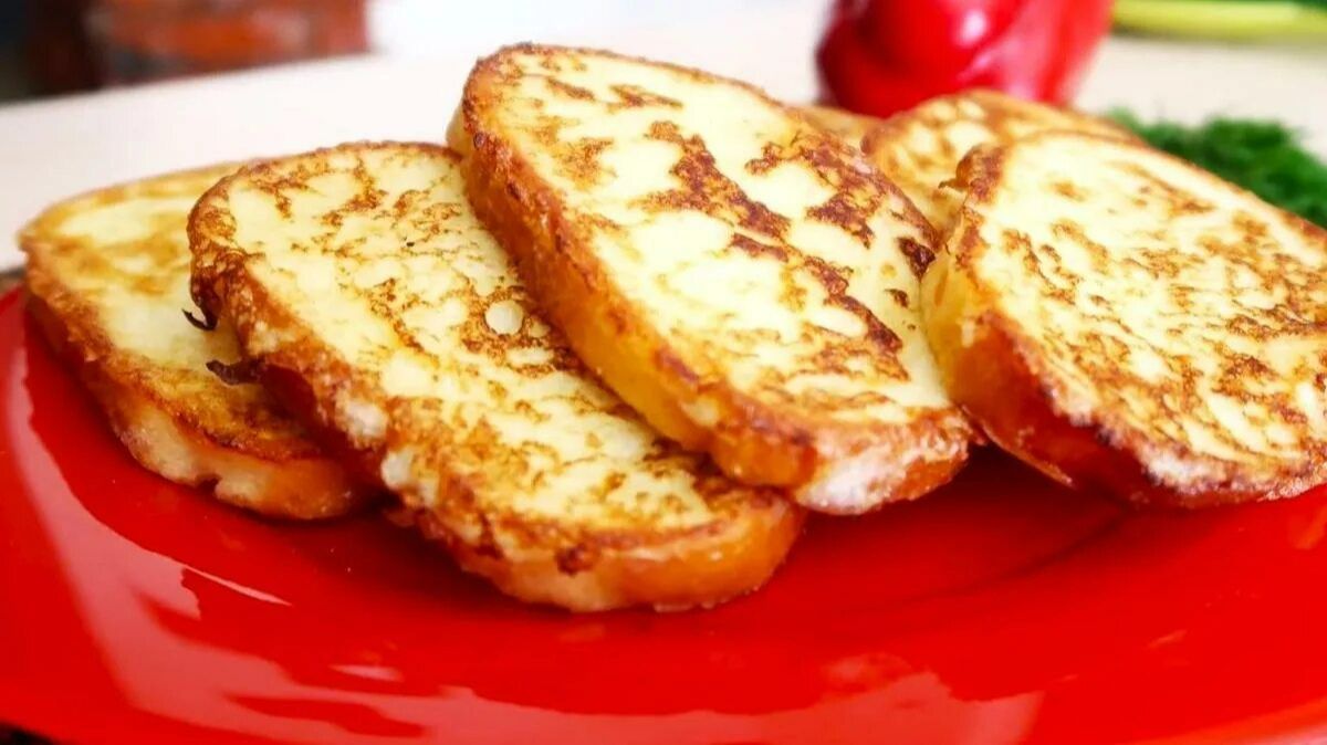 как приготовить гренки с яйцом