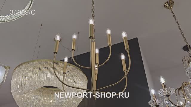 Люстра Newport 34909/C Brass