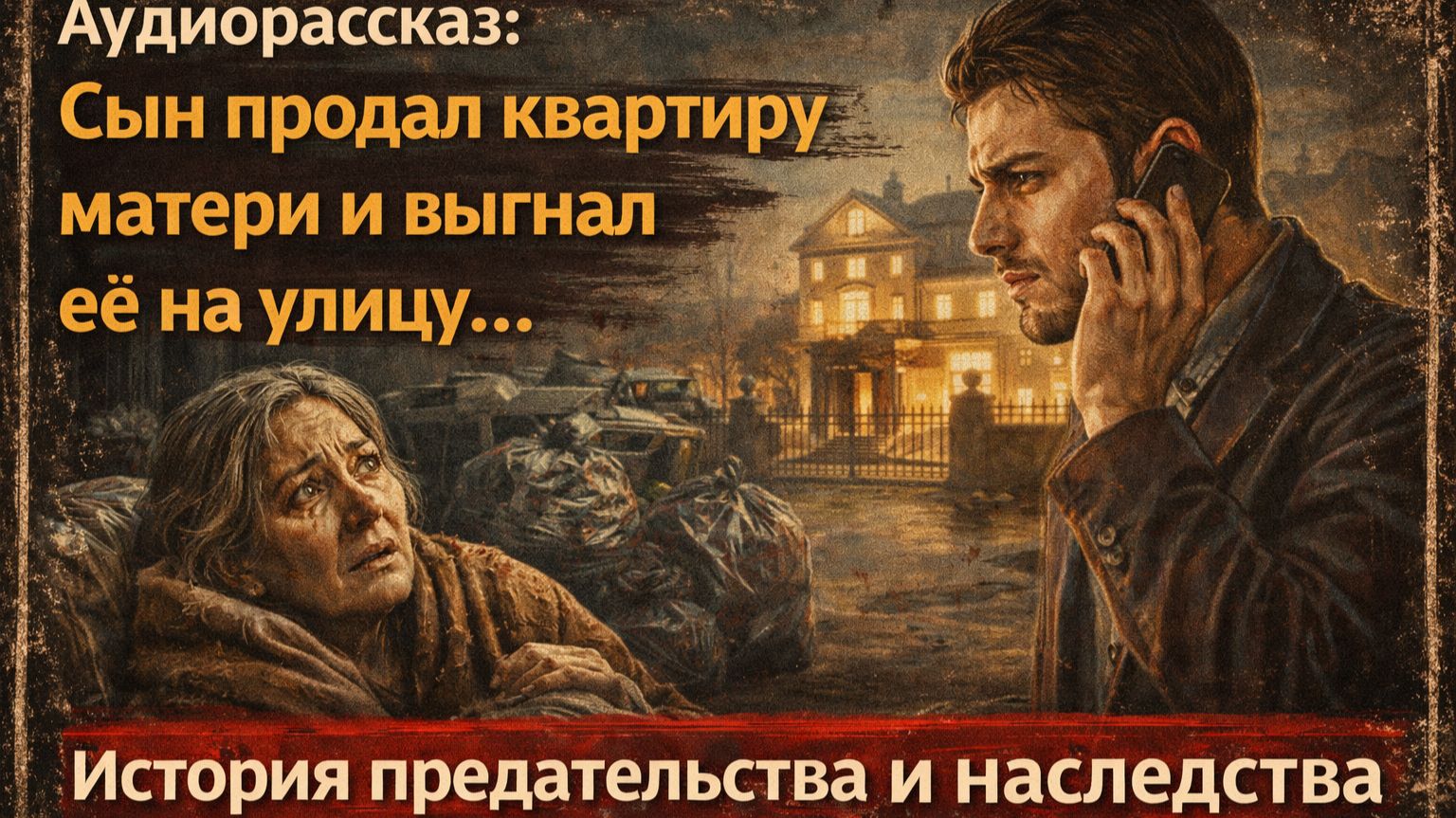 Аудиорассказ: Сын продал квартиру матери и выгнал её на улицу… Но наследство всё изменило