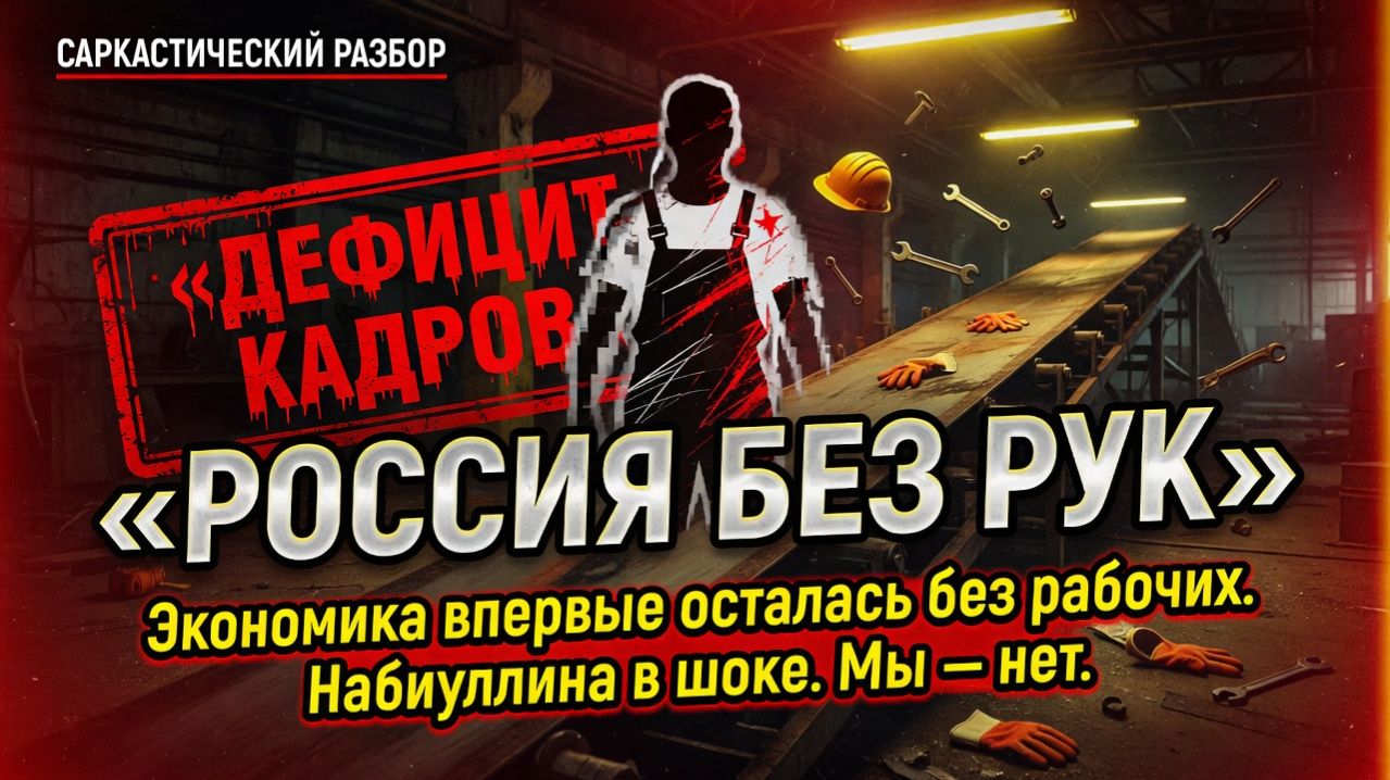 Кадровый апокалипсис почему в России внезапно закончились люди.