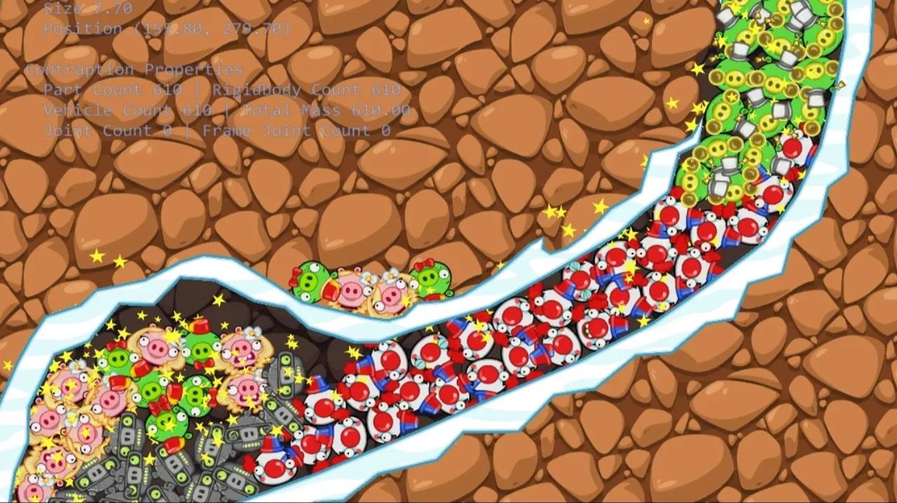 🐷500 СВИНОК падают через МАЛЕНЬКУЮ дыру!