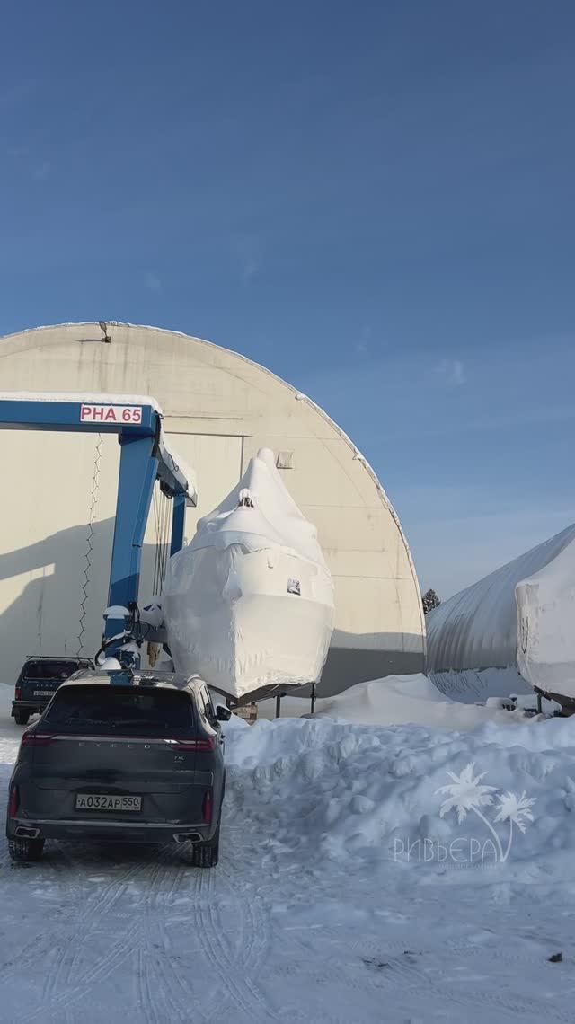 Зимнее хранение яхт в эллингах и под открытым небом