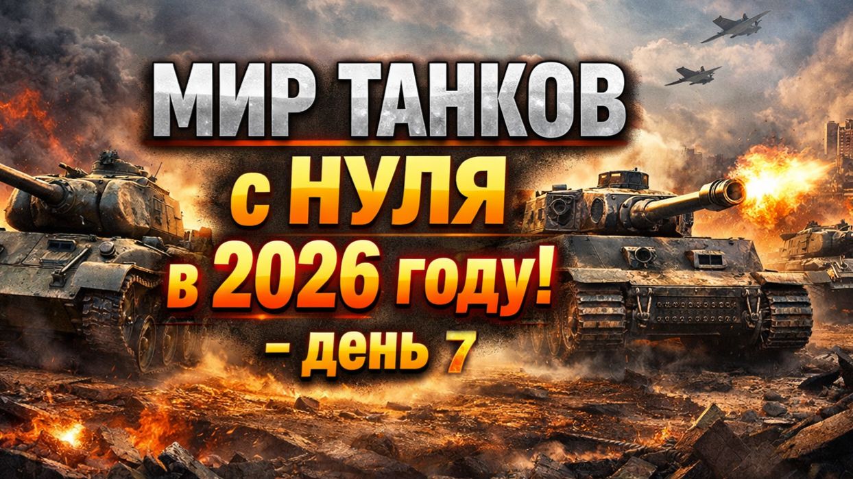 Мир Танков с НУЛЯ в 2026 году! Имеет ли смысл? - День 7