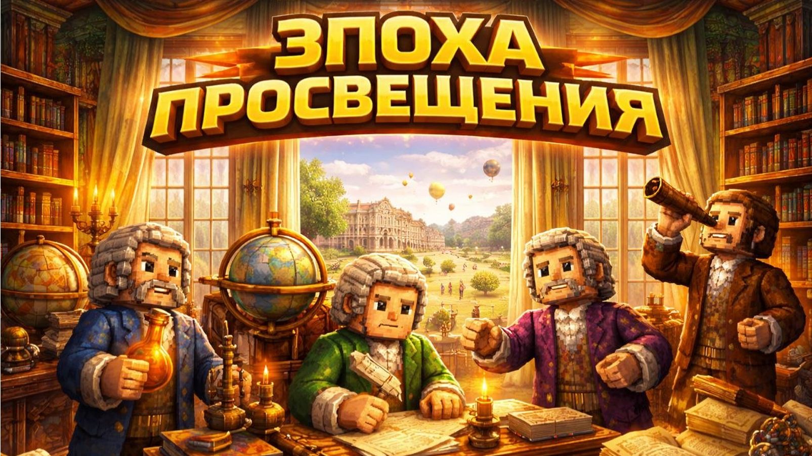 Эпоха Просвещения: идеи, изменившие мир | Лекция в Minecraft | MindCube Академия
