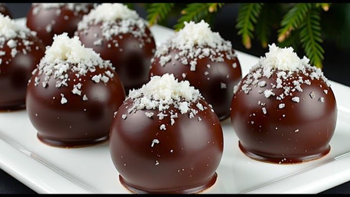 Рождественский десерт за 5 минут! Выпечка не требуется! Всего несколько ингредиентов!