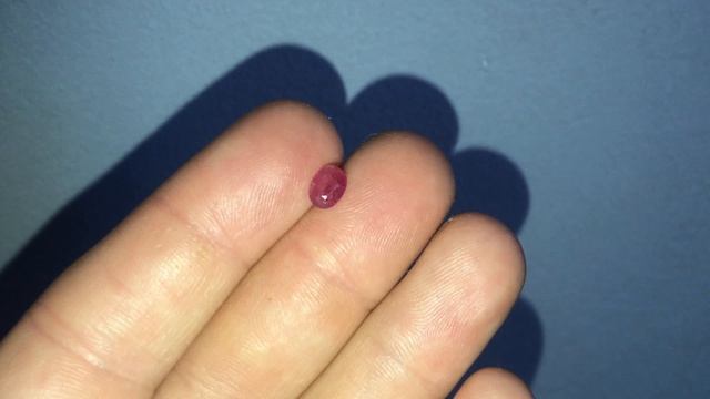 Рубин, корунд пурпурно-розовый 1,10кт #573