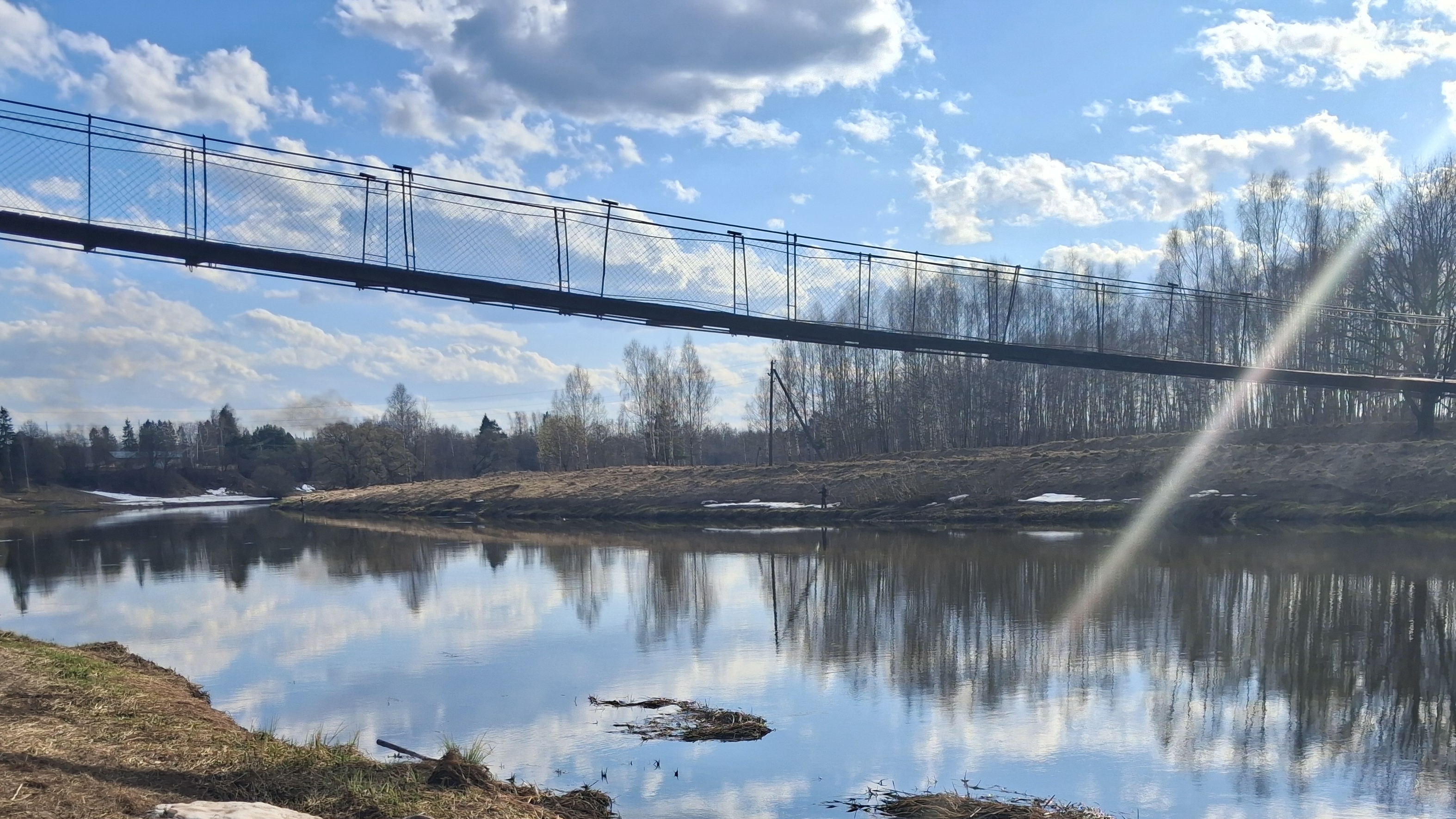 Подвесной мост подмосковья . Куда поехать на выходные?