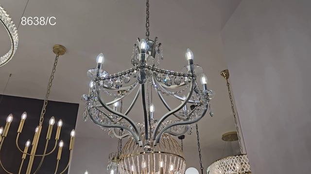 Люстра Newport 8638/C Silver