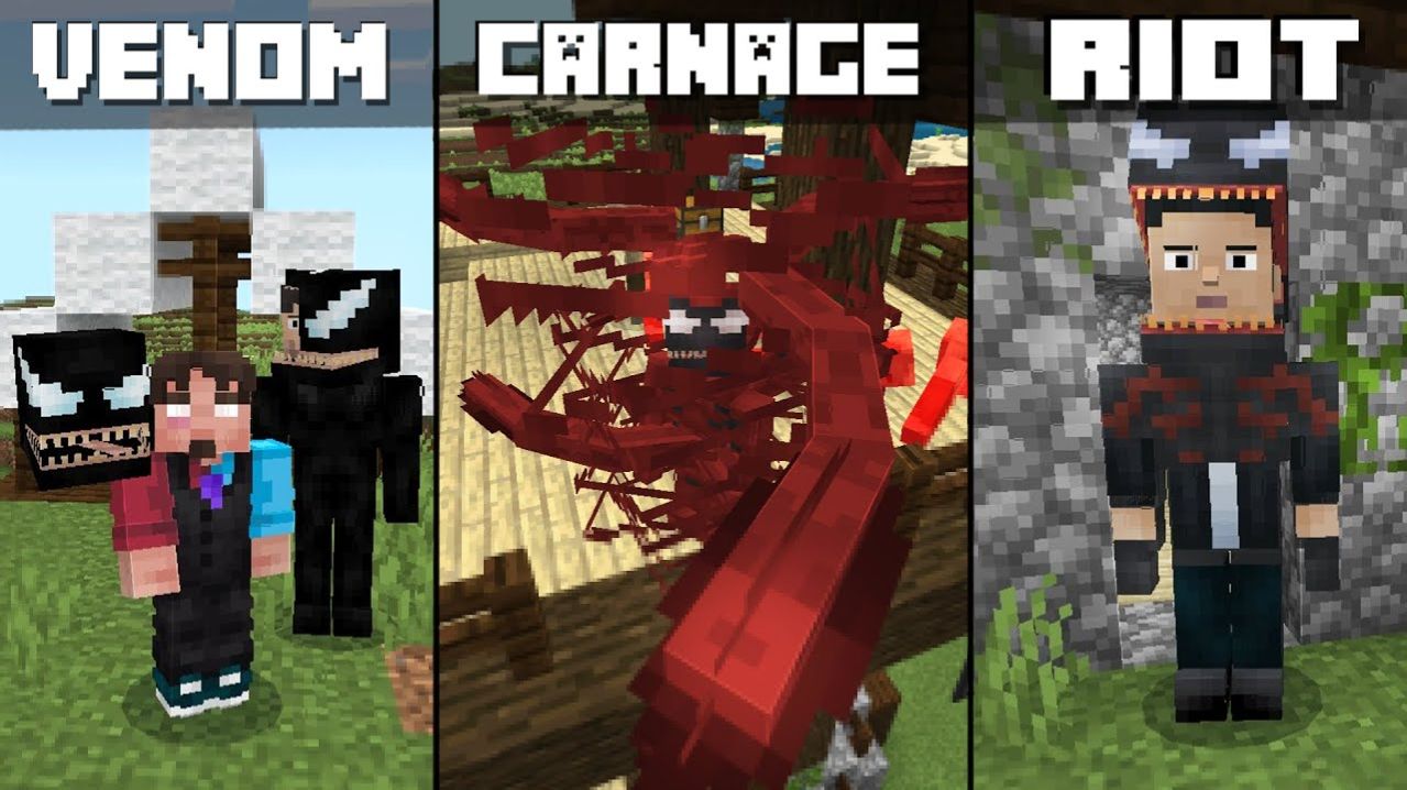 Веном от MeBesm — аддон для Minecraft Bedrock Edition