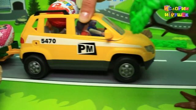 Видео для детей - Игрушки человек Паук и похитители киндеров - мультик с игрушками на русском языке!