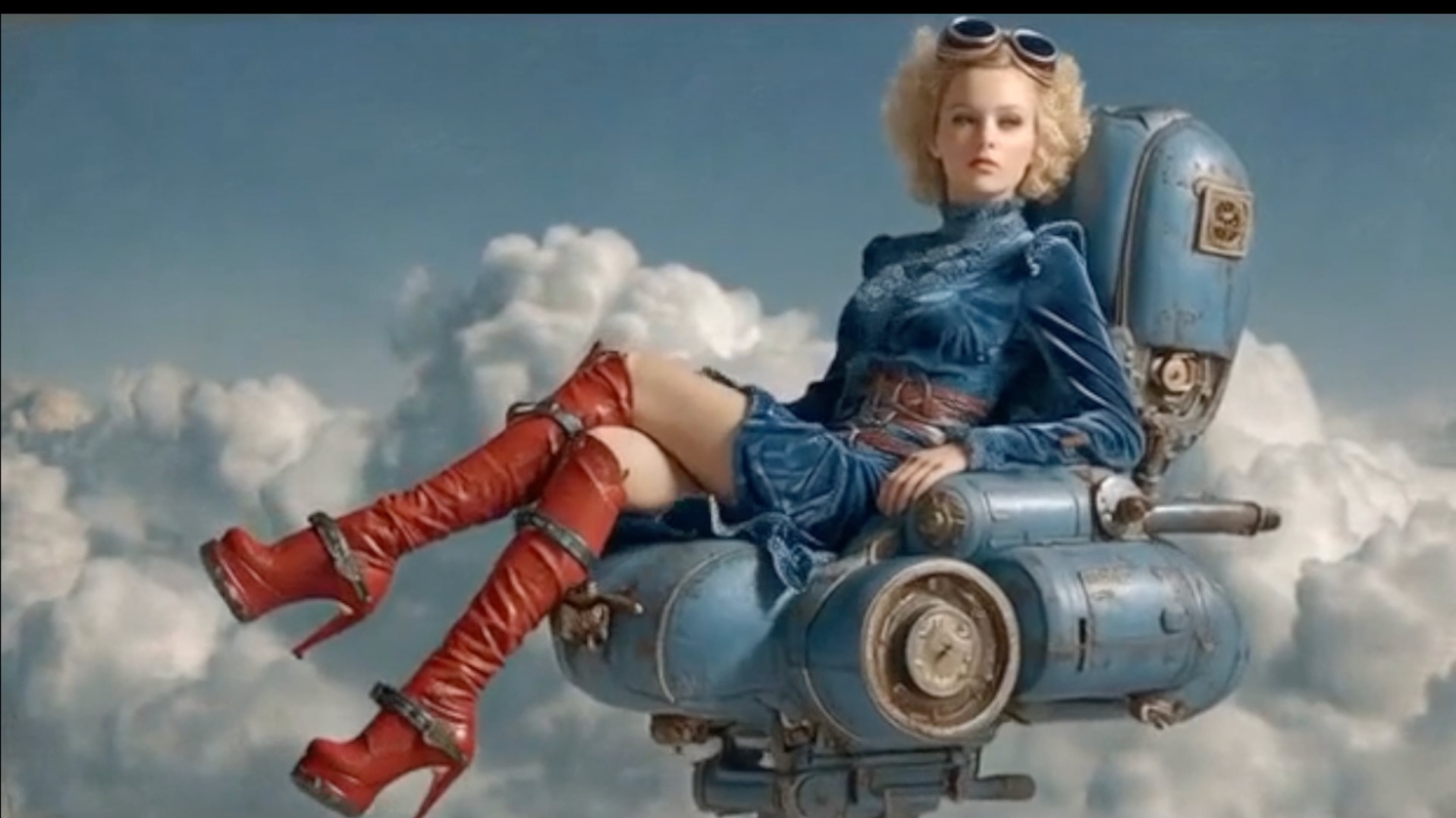 Стимпанк Крокодил и Суно. Герой Буги-Вуги. 0416