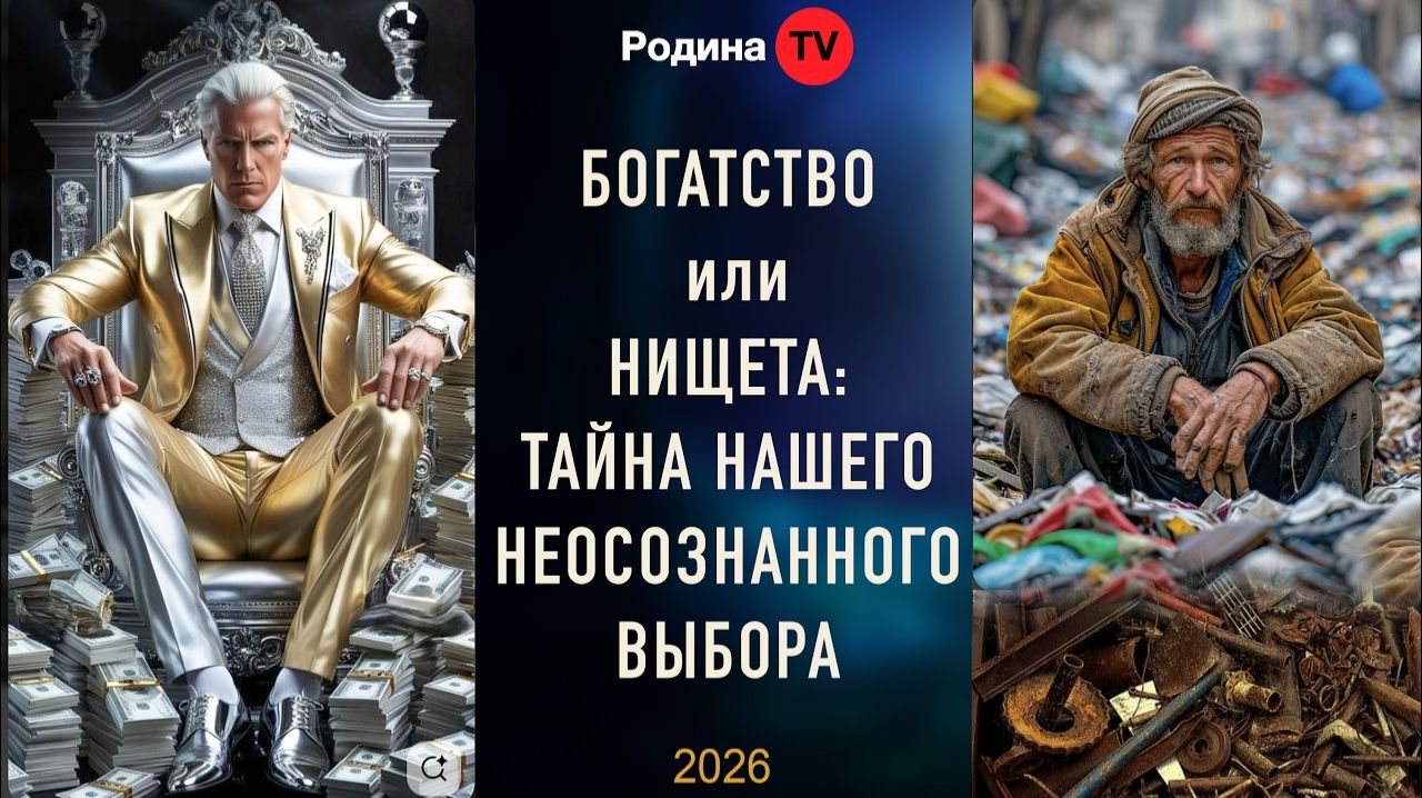 БОГАТСТВО или НИЩЕТА: ТАЙНА НАШЕГО НЕОСОЗНАННОГО ВЫБОРА || прямой эфир, Родина НВ