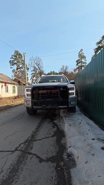 ДАВИМ сугроб на FOTON TUNLAND G9